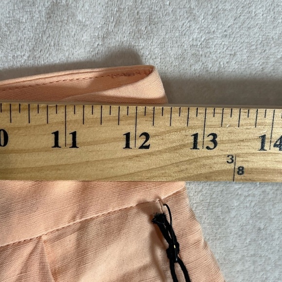 NWT Eve Gravel Linen Blend XS Peach Clarence Shorts Made in Canada C22 - Picture 4 of 12